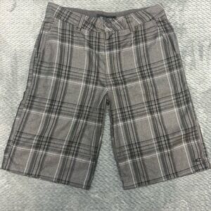 Vintage Y2k O'Neill Plaid Flat Front Plaid Shorts Men's Size 30 Inseam 11in Surf